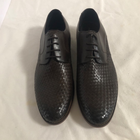 Marc Joseph Brown Woven Leather Oxford - 15 main image 4